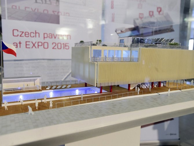 Model českého pavilonu Expo 2015 v Miláně