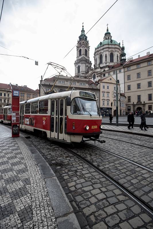 Pražské Malostranské náměstí. 