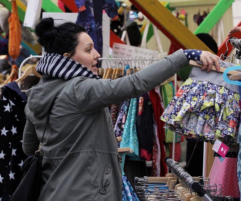 Praguemarket na Náměstí Republiky. 