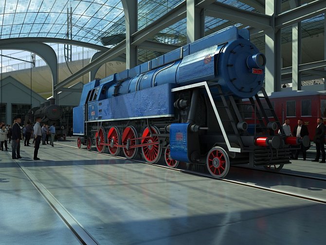 Podoba železničního muzea u Masarykova nádraží se začíná rýsovat.