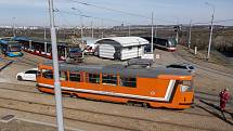 Tramvajová trať Barrandov - Holyně je dostavěná. Foto: se souhlasem STRABAG Rail