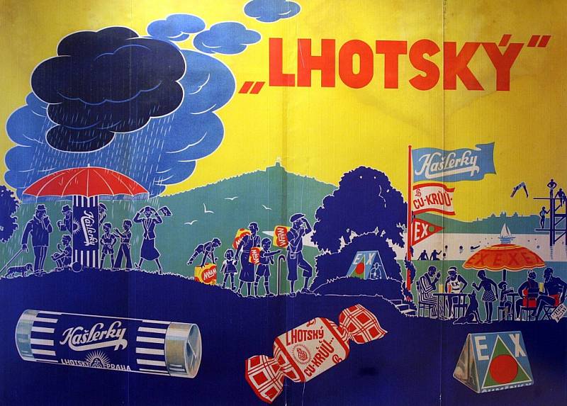 Program pro děti a výstava Čokoládové pokušení a Reklamy pro děti v muzeu v Kroměříži.