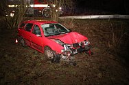 Nehoda u Tučap na Holešovsku; pátek 23. února 2024
