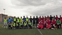 Fotbalisté Břestu na zimním turnaji v Chropyni přehráli Zářičí 4:2. Foto: Fotbal Břest