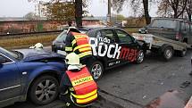 Pomoc hasičů po několika nehodách ve Zlínském kraji