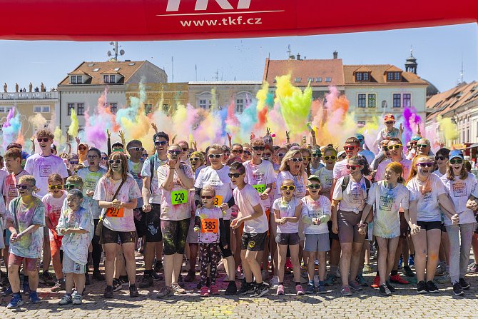 Vybarvený běh v Kroměříži, 3. června 2023. Ilustrační foto