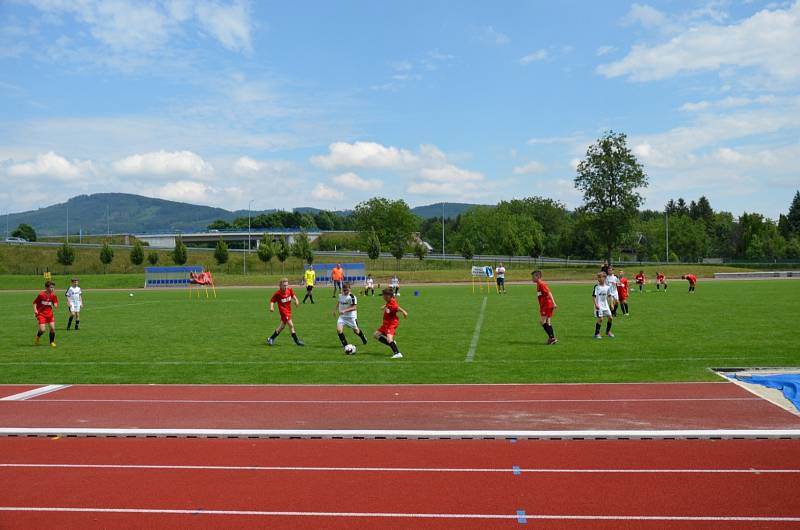 Malí fotbalisté hráli O pohár města Holešova.