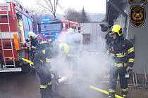 Požár ve svařovací hale na Kroměřížsku