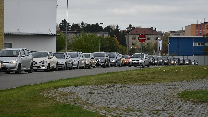 Druhé odběrové místo pro pacienty s podezřením na covid-19 v Kroměříži.