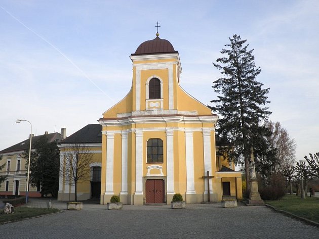 Chropyně, Kostel sv. Jiljí.