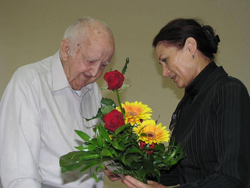 Ladislav Fryšták oslavil sté narozeniny ve zdounecké místní části Těšánky