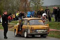 Jiří Hanák s vozem Škoda Fabia Rally 2 se stal vítězem 4. ročníku Multi - S Rally Kroměříž, která v pátek a sobotu proběhla v okolí Kroměříže.
