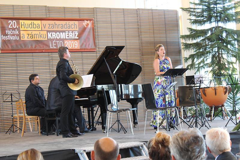 Zahajovací koncert Letní hudební akademie Kroměříž.