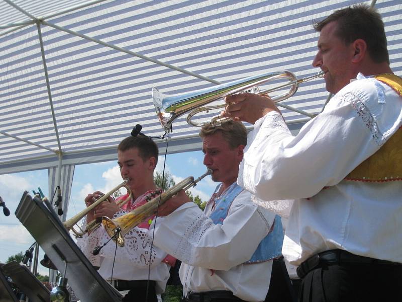 Festival dechových hudeb ve Zdounkách.