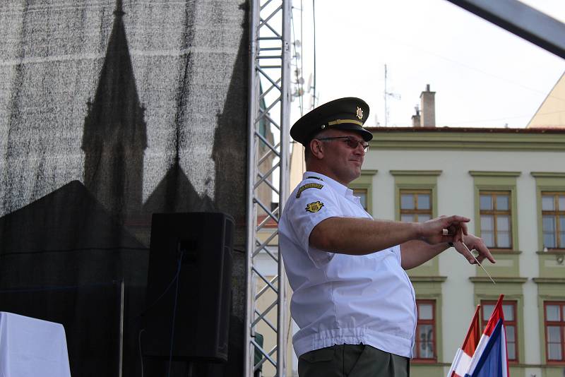 Mezinárodní festival vojenských hudeb v Kroměříži, podplukovník Kamil Mezihorák.