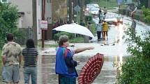 Přívalové deště udeřily na Kroměřížsku takřka na hodinu přesně s odstupem jednoho týdne, škody jdou opět do milionů korun.