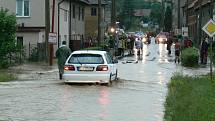 Přívalové deště udeřily na Kroměřížsku takřka na hodinu přesně s odstupem jednoho týdne, škody jdou opět do milionů korun.