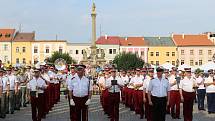 Mezinárodní festival vojenských hudeb na Velkém náměstí v Kroměříži 2019