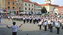 Mezinárodní festival vojenských hudeb na Velkém náměstí v Kroměříži 2019