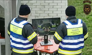 V hasičské stanici v Holešově nově sídlí dronová služba; duben 2024