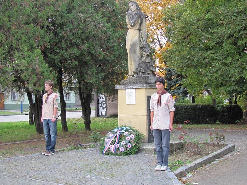 Na vznik samostaného československého státu zavzpomínali s předstihem 27. října 2011 treba v Chropyni.