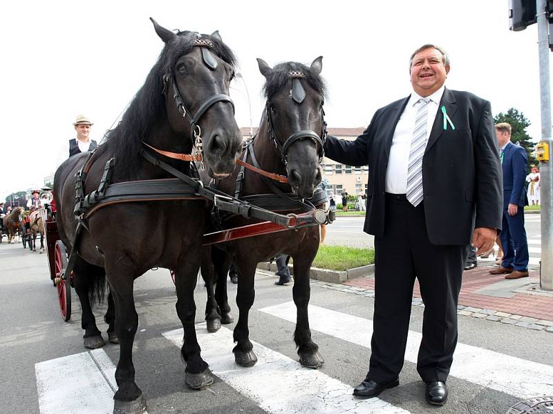 Krajské dožínky 2016 v Kroměříži.