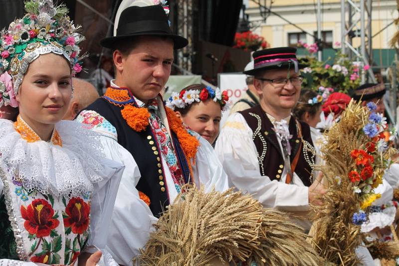 Krajské dožínky 2016 v Kroměříži.