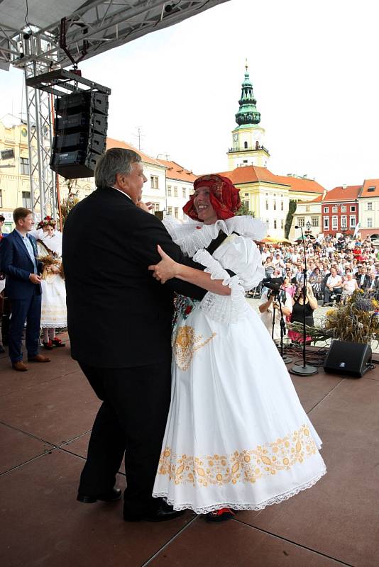 Krajské dožínky 2016 v Kroměříži.