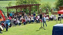 Koncert Standy Hložka v Domově pro osoby se zdravotním postižením Barborka v Kroměříži.