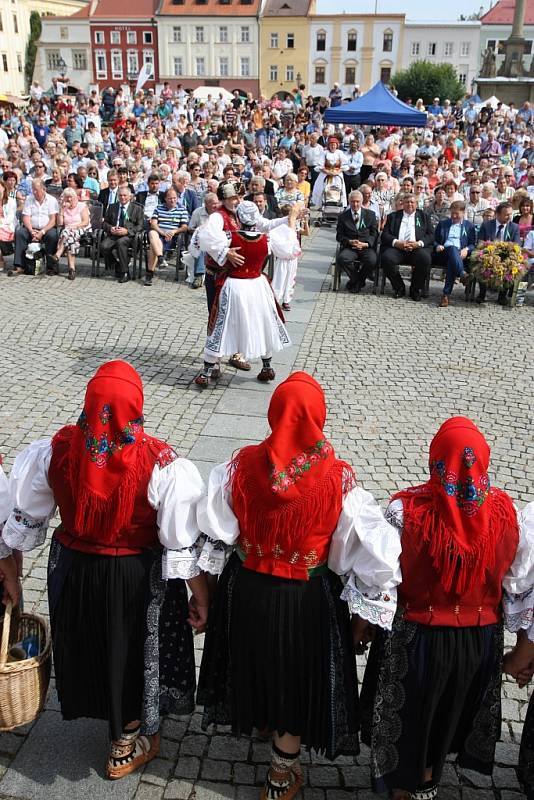 Krajské dožínky 2016 v Kroměříži.