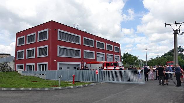 Otevření nové budovy hasičské stanice v Bystřici pod Hostýnem; pátek 17. června 2022