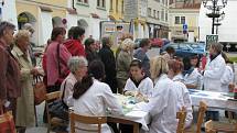 Na Velkém náměstí v Kroměříži se 12. května 2009 konal Mezinárodní den ošetřovatelství. Akci uspořádalo město se Střední zdravotnickou školou. Zájemcům bezplatně změřili glykemii, cholesterol nebo třeba tlak.