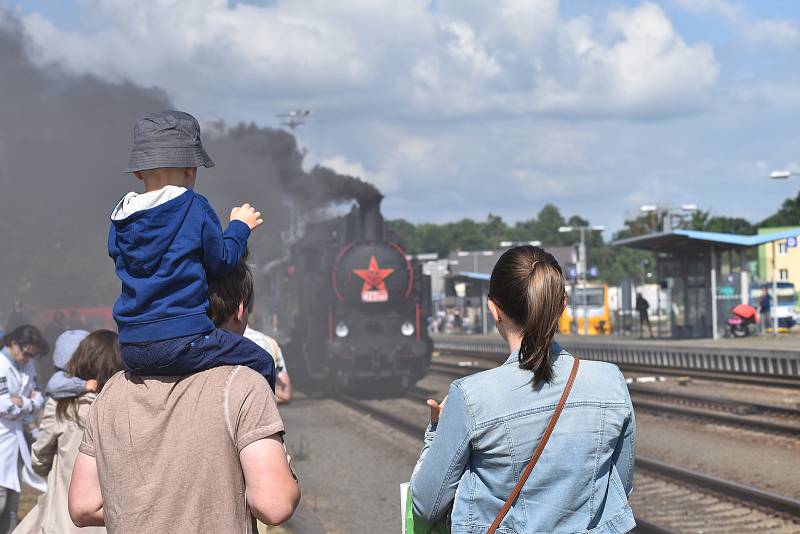 Oslavy 140 let dráhy na trati Kroměříž - Zborovice.