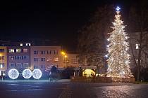 Vánoční strom 2020 ve Zlíně.