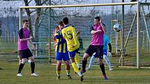 Fotbalisté Skaštic v generálce na start odvetné části divize E doma remizovali s lídrem krajského přeboru - Baťovem 3:3.