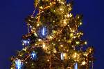 Vánoční strom 2020 v Dolním Němčí