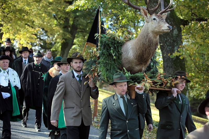 Svatohubertská pouť myslivců na Svatém Hostýně, 16. října 2021