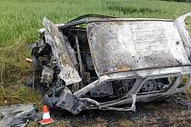 Nehoda tří aut u Roštína - 19. června 2020