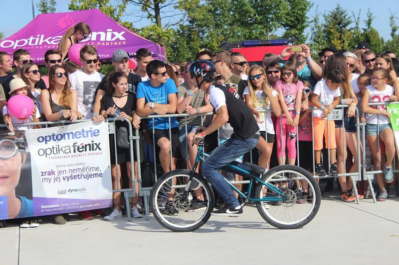 Překonání gravitace na kroměřížském výstavišti Floria