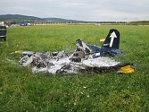 Na leteckém dni v Holešově havaroval ultralight, pilot zahynul