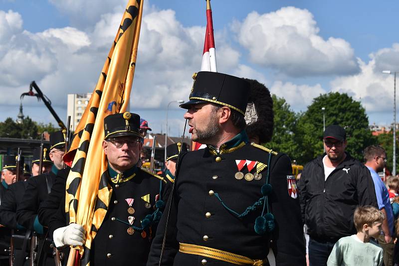 Oslavy 140 let dráhy na trati Kroměříž - Zborovice.