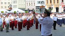 Mezinárodní festival vojenských hudeb na Velkém náměstí v Kroměříži 2019