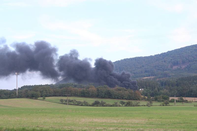 Požár v Čepro Loukov