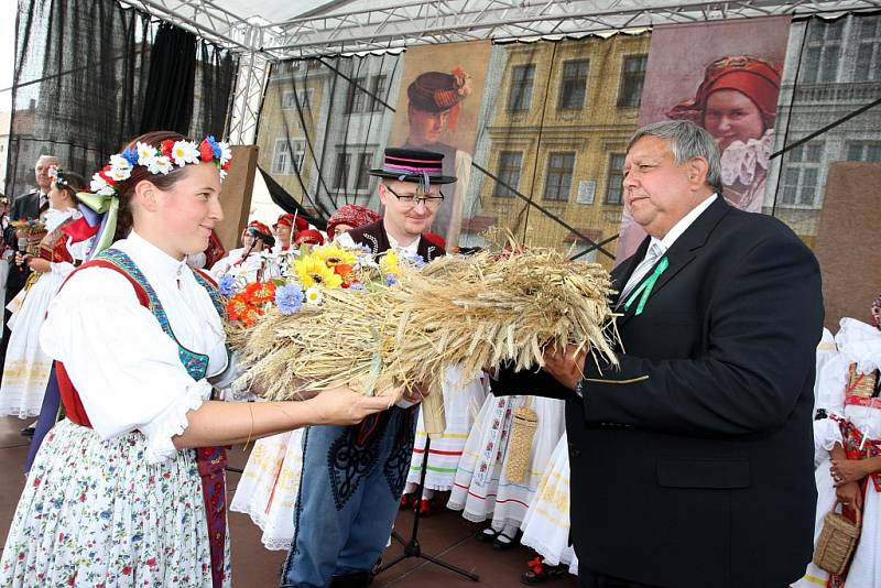 Krajské dožínky 2016 v Kroměříži.