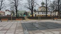 Revitalizace Slovanského náměstí v Kroměříži je dokončena.