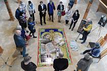 Při příležitosti 300. výročí od položení základního kamene baziliky na Svatém Hostýně byla slavnostně představena keramická mozaika sv. Cyrila a Metoděje