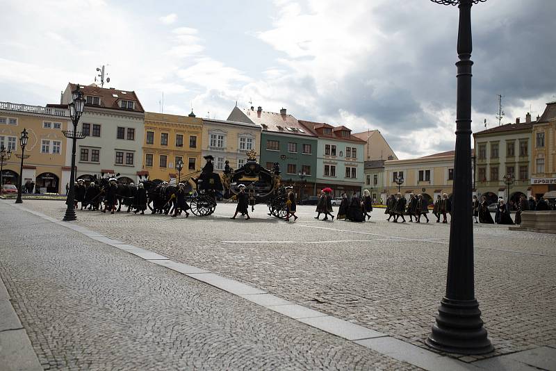 Natáčení Marie Terezie v Kroměříži, 6. května 2021