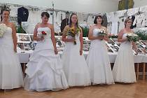 Přehlídka svatebních šatů, kytic a doplňků v Žeranovicích