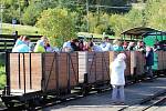 Podzimní poježdění na unikátní Rajnochovické lesní železnici opět přilákalo stovky lidí, 17.-18. 10. 2021