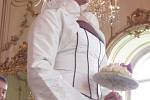 Módní přehlídka svatebních šatů v rámci veletrhu Svatba jako v pohádce